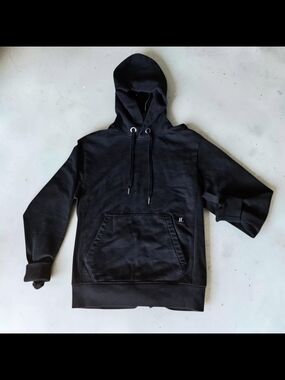 Helmut Lang Black Pullover Hoodie
